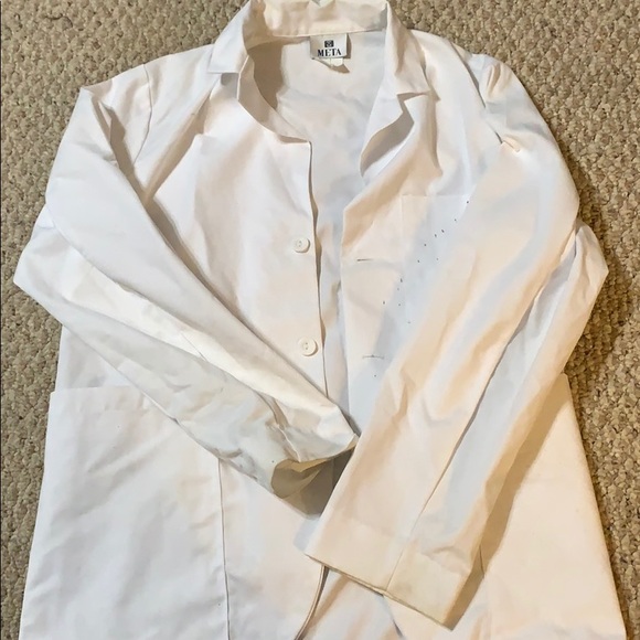 Used White Lab Coat - Picture 1 of 4